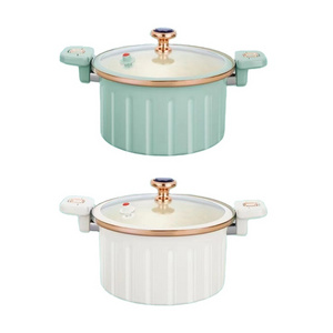 New Roman Enamel Micro-Pressure Cooker Household Large-Capacity Stew Pot Induction Cooker Factory Wholesale