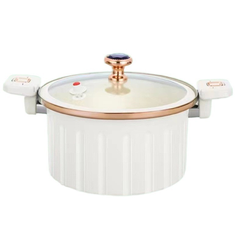 New Roman Enamel Micro-Pressure Cooker Household Large-Capacity Stew Pot Induction Cooker Factory Wholesale