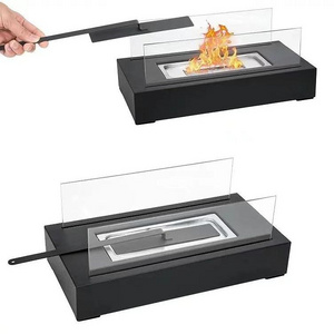 HOT Portable Tabletop Rubbing Alcohol Fireplace Stainless Steel Tabletop Fire Pit Indoor And Outdoor Decorative Heating