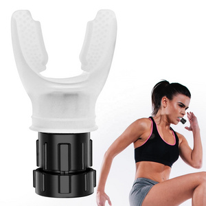 Lung Exerciser Device Enhance Athletic Performance Breath Trainer Freely Adjustable Resistance Oxygen Flow Breathing Trainer