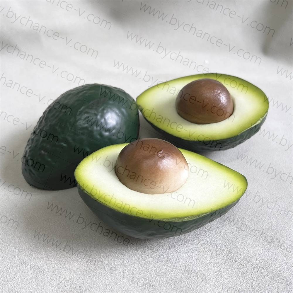 simulation artificial fruit lifelike Half Avocado for Photography Prop Basket Display Party Ornament Christmas Wall Decor