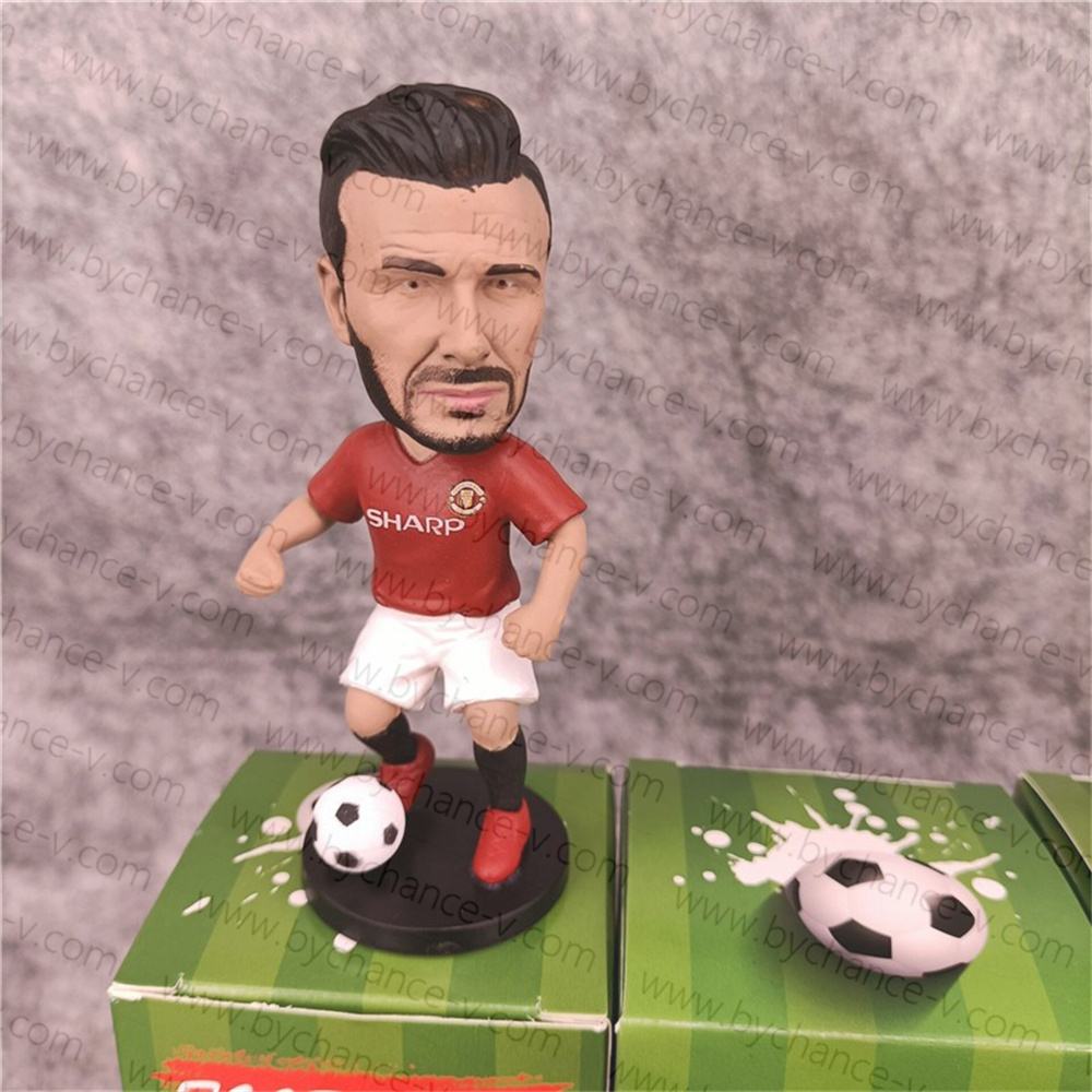 small gift for football fans world famous popular football player stars plastic figure model blind box toy 100mm mystery bag toy