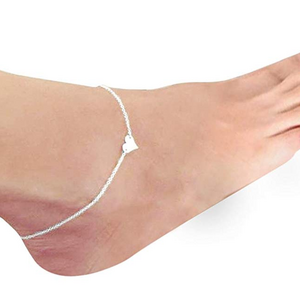 Women Anklet,Leedford Heart Shaped Bracelet Anklet Ankle Foot Chain Women Jewelry Beach Foot Gift