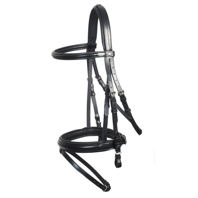 High Quality Low Price Horse Bridle Wholesale Black Heavy Strong Duty Real Indian Leather Horse Bridle For Sale