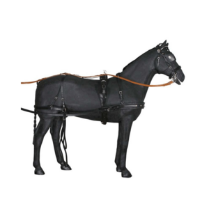 Single Pecherin Hook in Double Leather Driving Harness Hot Selling Horse Harness Manufacturer