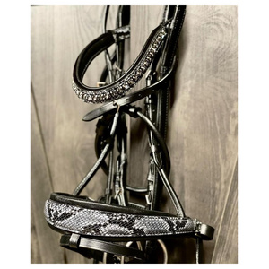 High Quality Products Medusa Snaffle Long-lasting Pvc Bridle With Rein For Horse Riding From India folded