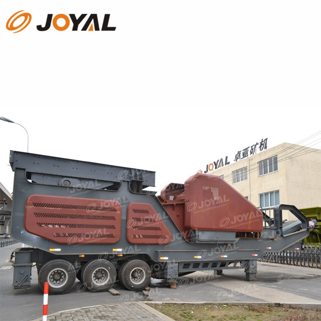 JOYAL industrial crusher portable recycle crusher , construction waste crushing equipment/used stone crusher for sale