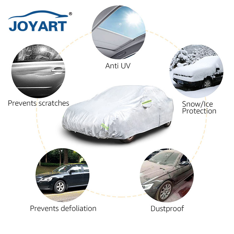 Retractable car cover Four Seasons All Weather Weatherproof Dustproof Outdoor Fitting Padded Premium Universal Car Cover