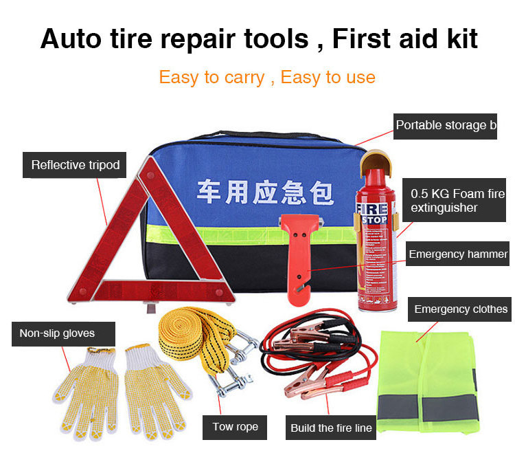 Universal Heavy Duty Tire Repair Kit | 35 Piece | Repair Punctures and Plug Flats | Automotive | Ideal for Tires on Cars, Trucks