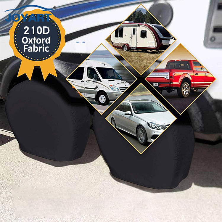 4pcs universal wheel protectors Rv tire fabric sun block truck tire cover