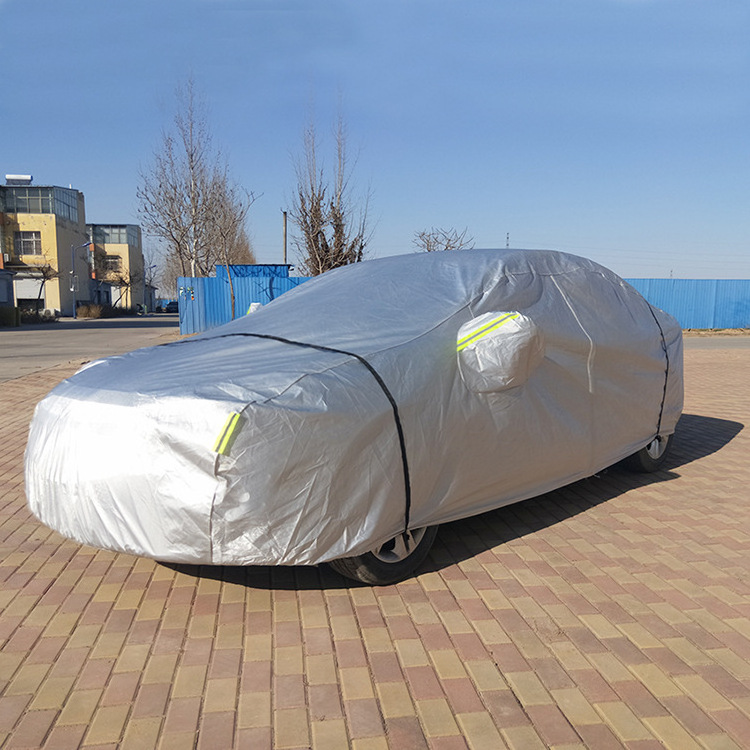 Retractable car cover Four Seasons All Weather Weatherproof Dustproof Outdoor Fitting Padded Premium Universal Car Cover