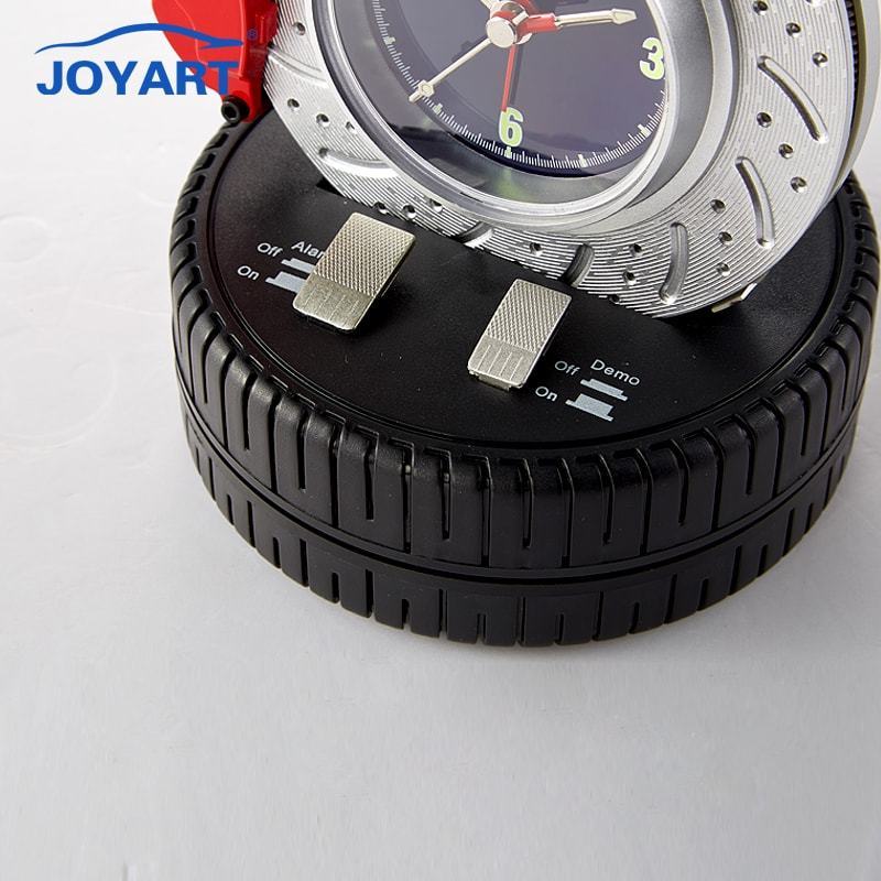 Tyre gadgets shape table clock