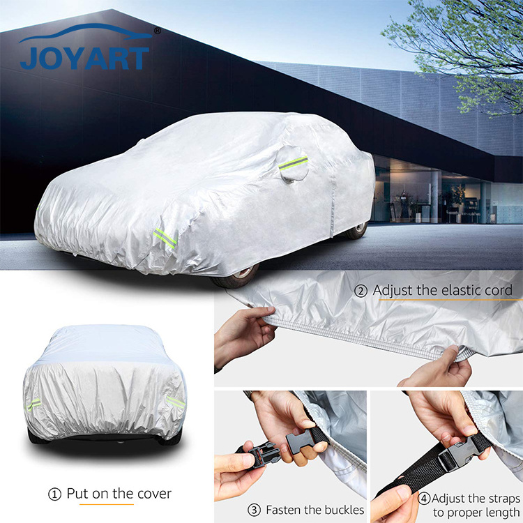 Retractable car cover Four Seasons All Weather Weatherproof Dustproof Outdoor Fitting Padded Premium Universal Car Cover