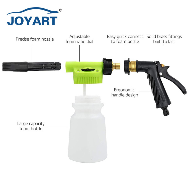 Car Cleaning Foam Gun 1L Washing Accessories Snow Foam Lance Washing Foam Gun Water Soap Shampoo Sprayer