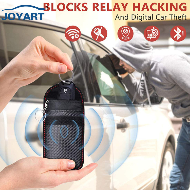 RFID Signal blocking bag Car Key Case Keyless Car Key Signal Blocker Pouch