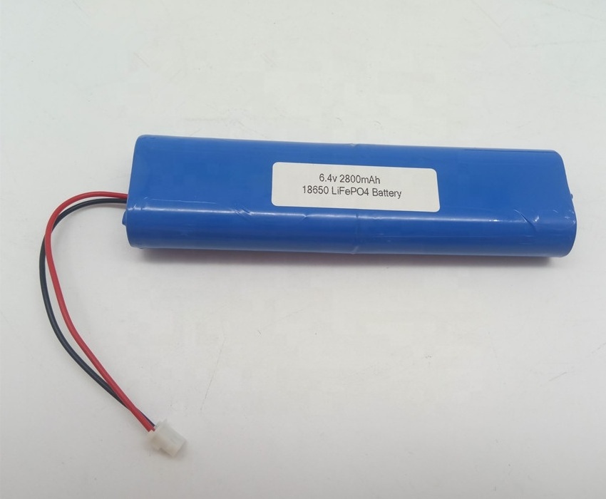 2S2P 18650 6.4V 2800mAh LiFePO4 battery pack with pcm and wires