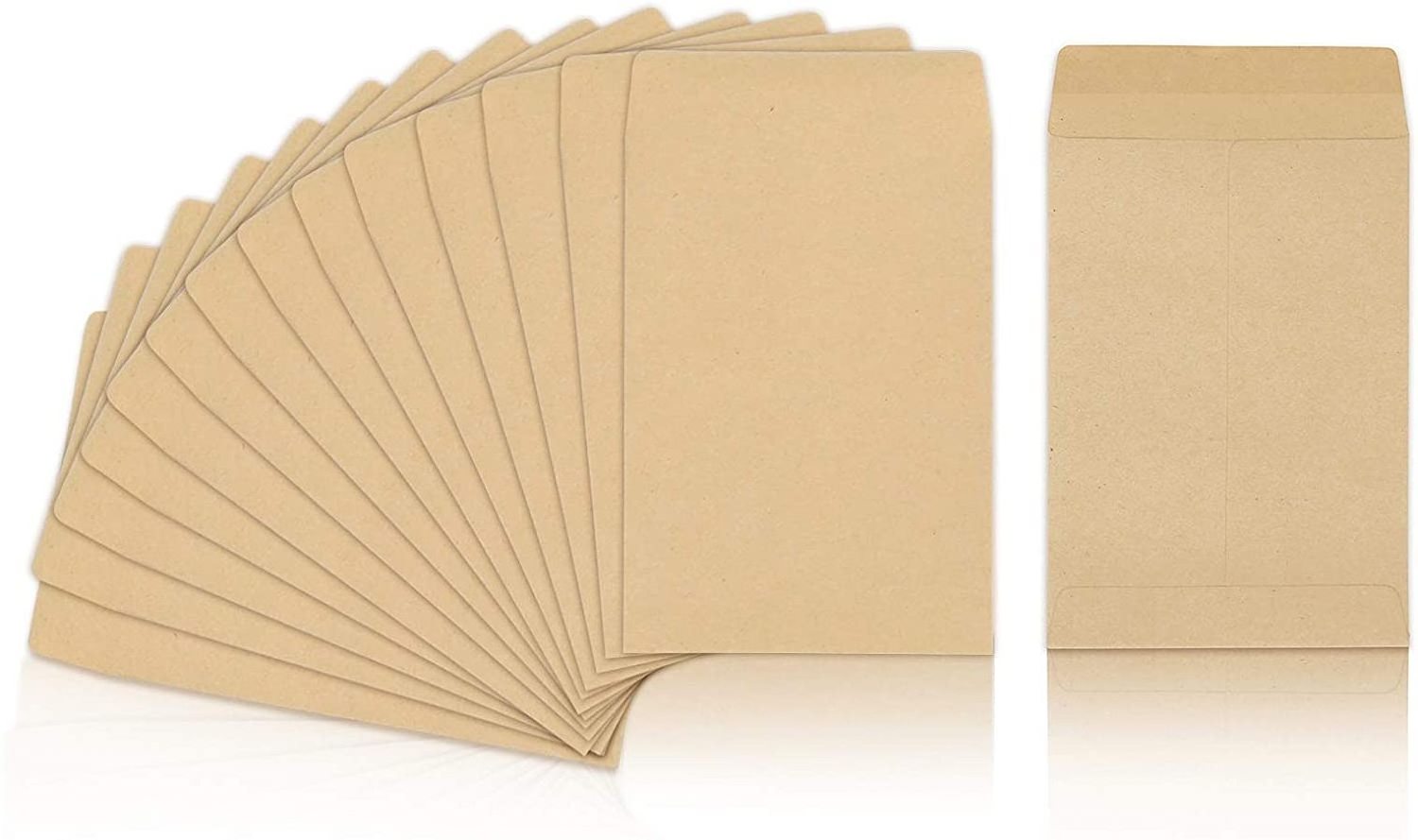 Small Coin Envelopes 100% Recyclable Biodegradable Brown Kraft Paper Seed Envelopes Seed Packet