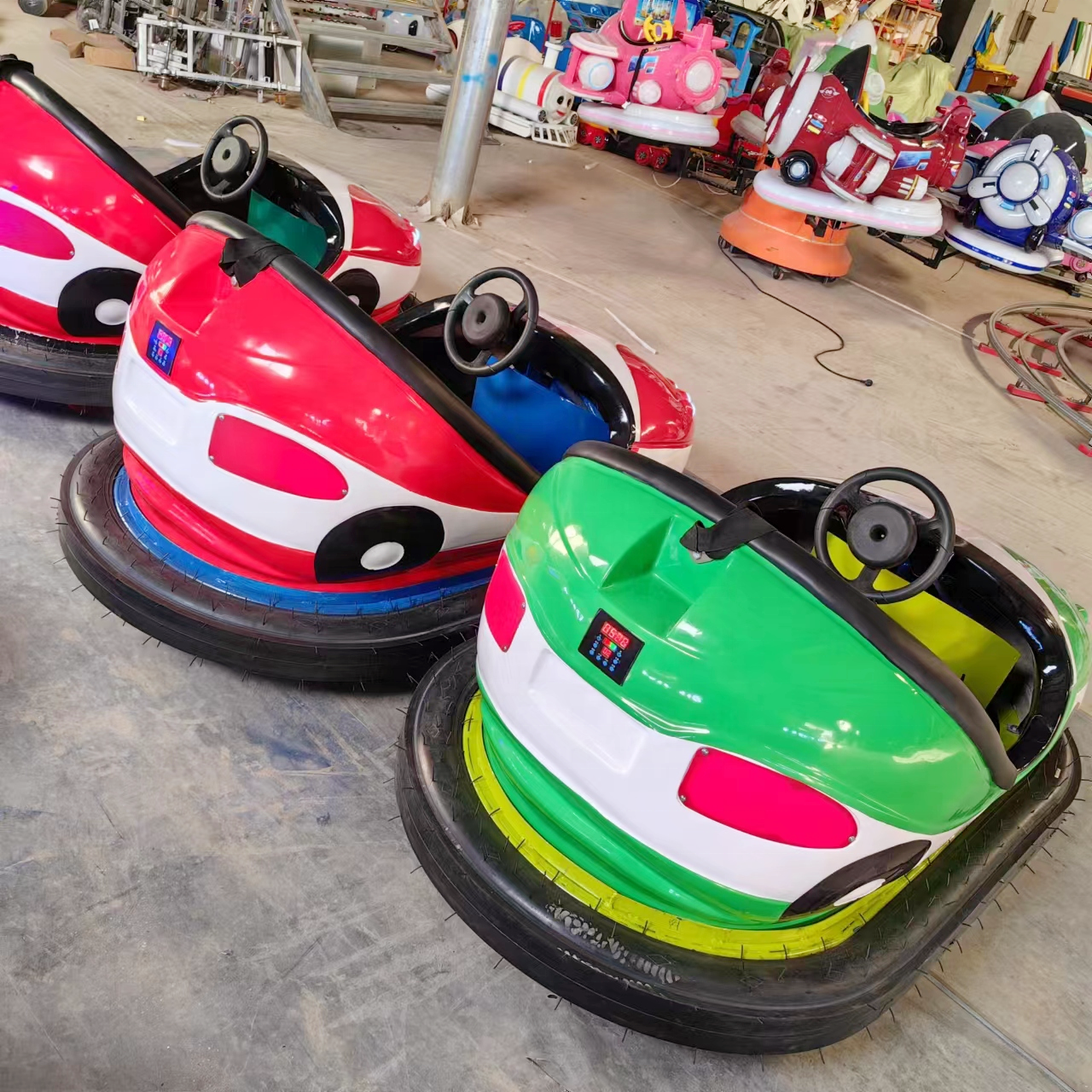 Amusement children battery amusement car outdoor square park parent-child  ride on electric bumper car for kids