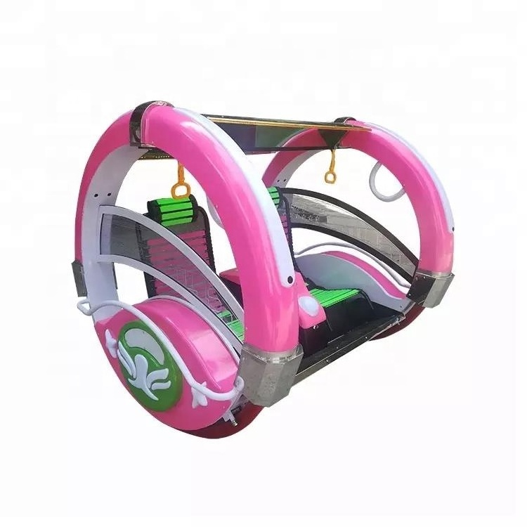 Machine Amusement Park Indoor Outdoor 360 Rotation Happy Double Players  Rolling Car for adults