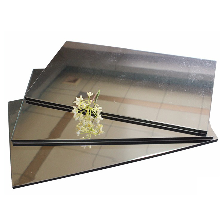 Easy To Maintain Mirror Aluminum Construction Material/Aluminum composite panel