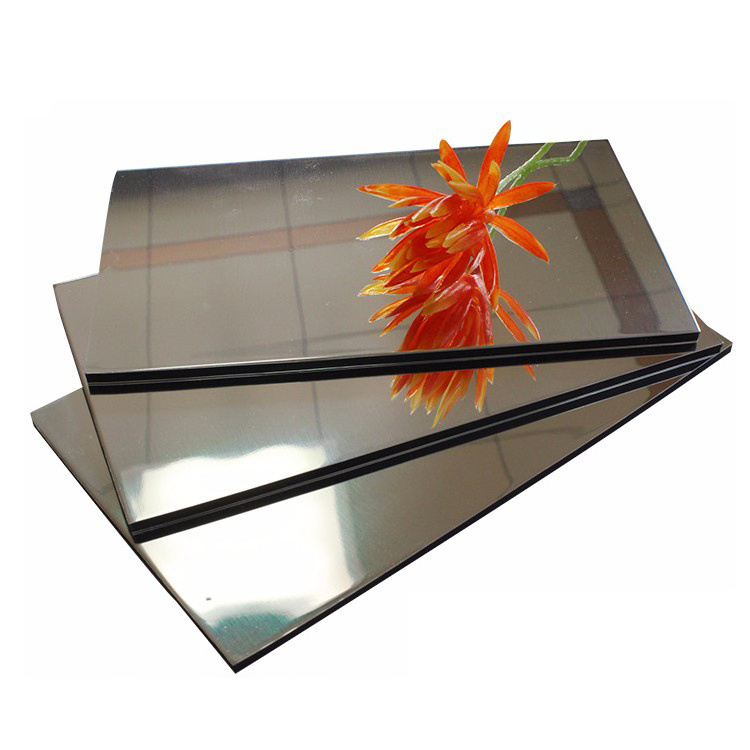 Easy To Maintain Mirror Aluminum Construction Material/Aluminum composite panel