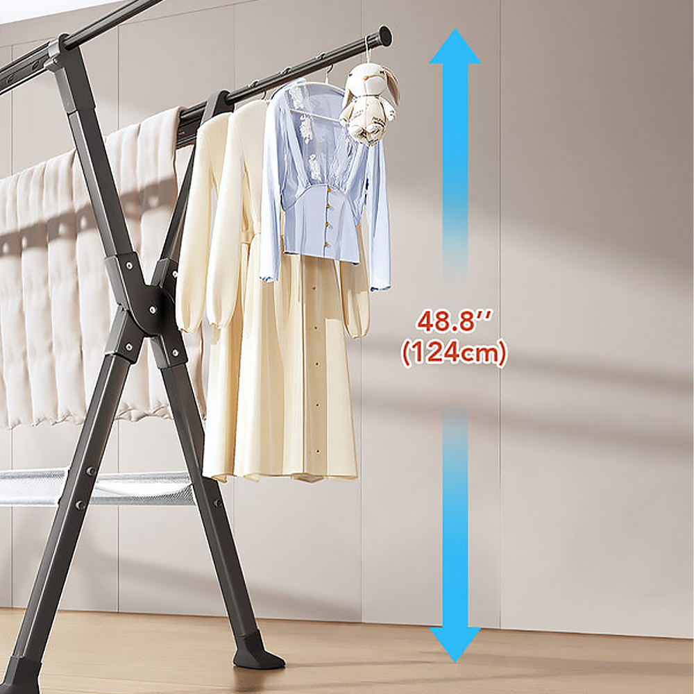 JOYBOS Foldable Clothes Drying Rack Clothes Drying Rack Folding Indoor Scalable and expandable Laundry Drying Rack