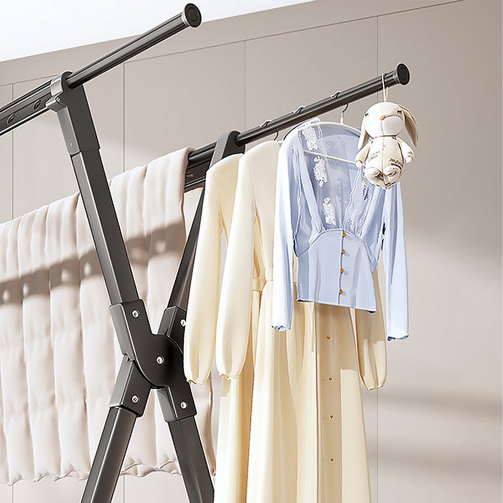 JOYBOS Foldable Clothes Drying Rack Clothes Drying Rack Folding Indoor Scalable and expandable Laundry Drying Rack