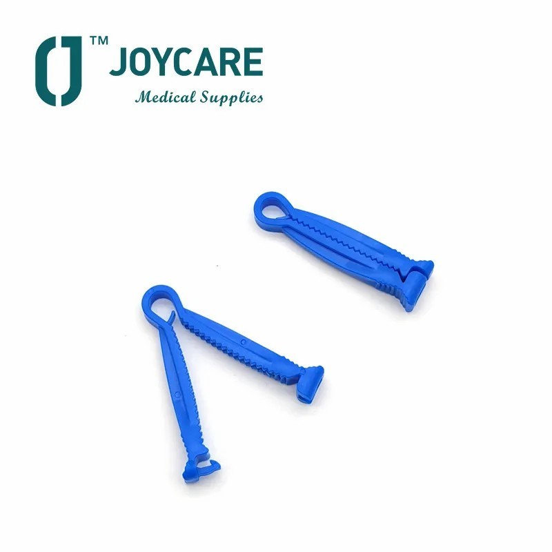 Medical Hot Sell Umbilical Clamp Cutter Newborn Infant Sterile Gynecologic Umbilical Cord Clamp