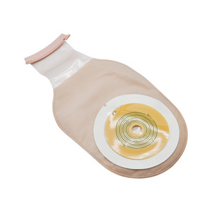 Medical One Piece/Two Piece Hydrocolloid Adhesive Drainable Colostomy Bag Wholesale Supplier Colostomy Bag