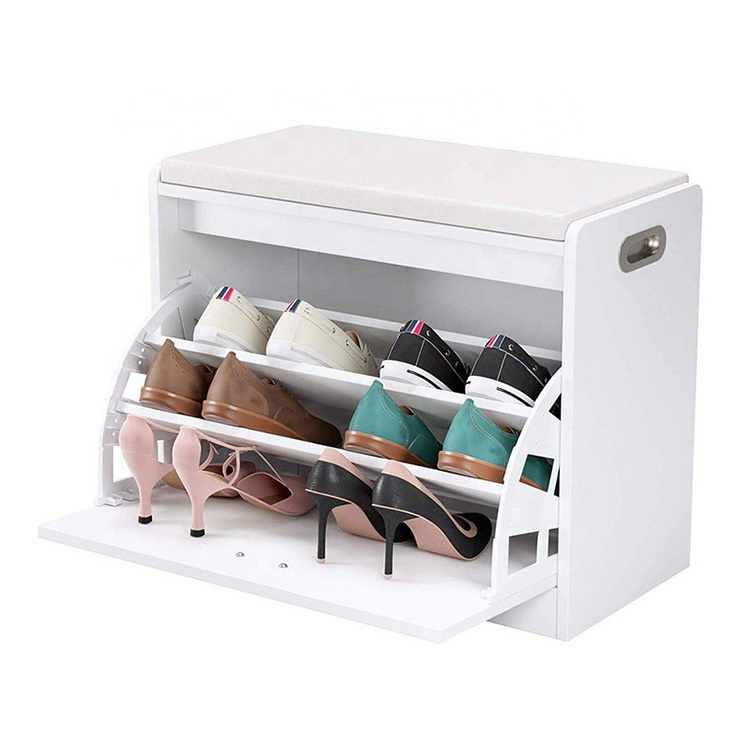 Modern Wood Hallway Shoe Rack 2023 Cheap Price Small Size Entryway Bench PB Shoe Cabinet With Storage