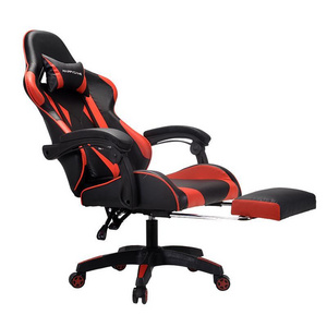 Foshan Leather Silla Gamer Office Pc Racing Leather Seat Video Ergonomic Gaming Chair With Wheels