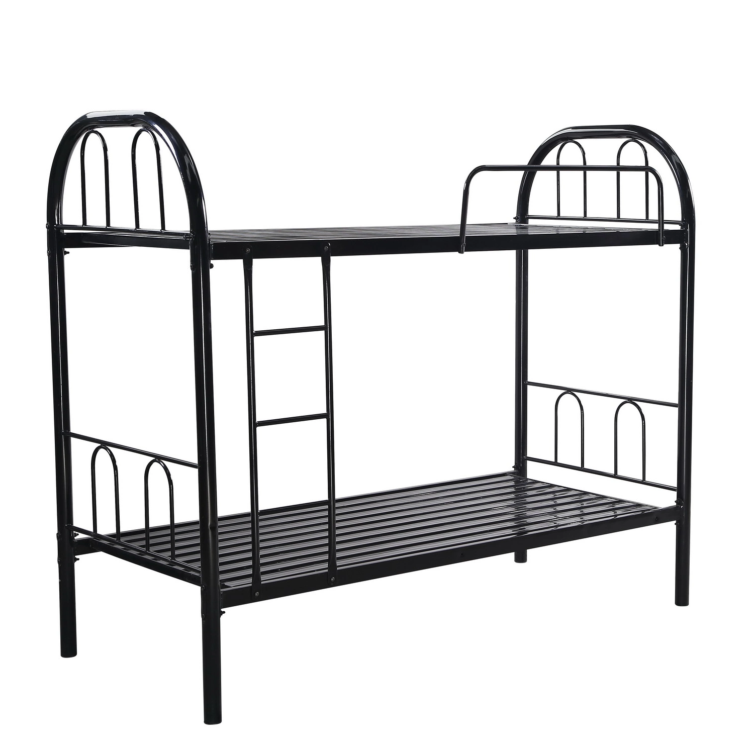 Bedroom Furniture Strong Frame Double Deck Design Up And Down Iron Steel Adult Bunk Metal Bed