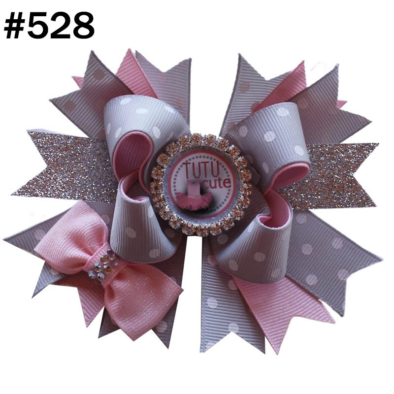 No.483-No.522  Newest 5.5'' inspired hair bows popular cartoon hair bow boutique   girl hair bows