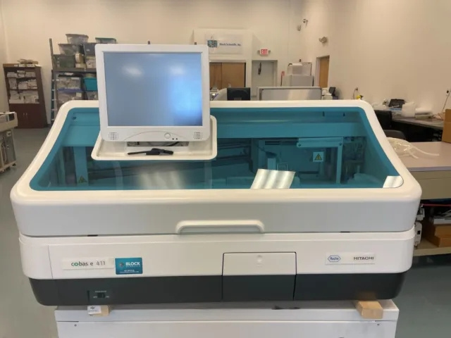 Refurbished Cobas E411 Immunoassay analyzer Used Roche COBAS e411 Good Condition Laboratory Equipment Cheap Price Ready to Ship