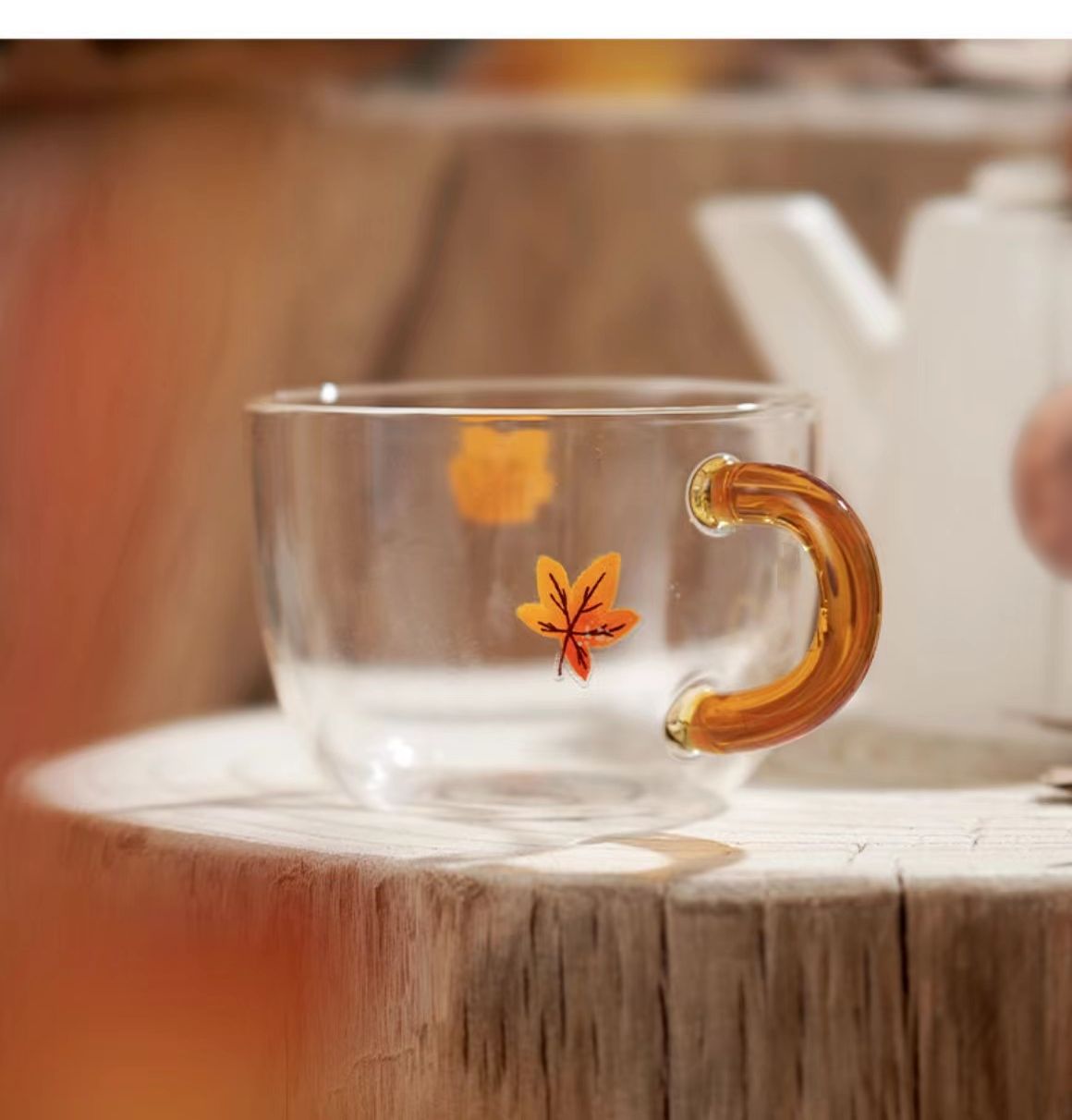 500ml cute fox kettle mug set water kettles and  coffee pot set glass cup with silicone lid coffee kettle