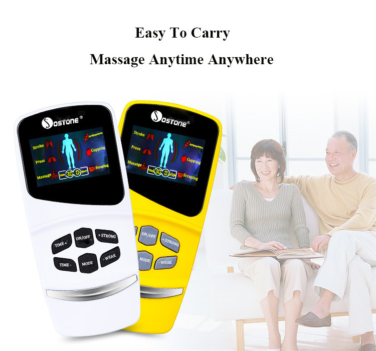 Ems Tens Digital Therapy Machine Rechargeable Portable Tens Therapy Machine Portable Electronic Pulse Massager Tens