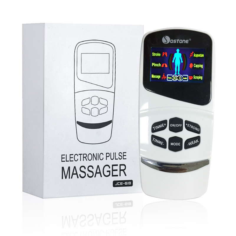 Ems Tens Digital Therapy Machine Rechargeable Portable Tens Therapy Machine Portable Electronic Pulse Massager Tens