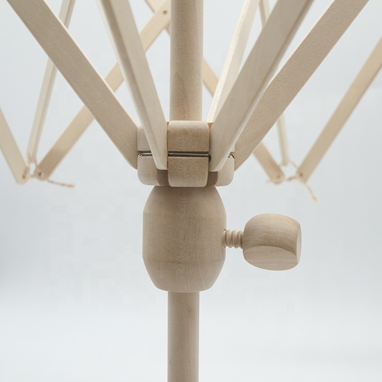 Wooden Umbrella Swift yarn ball Winder