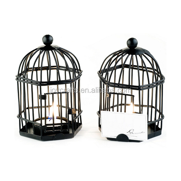 Wedding Decoration Love Songs Birdcage Tea Light Place Card Candle Holder