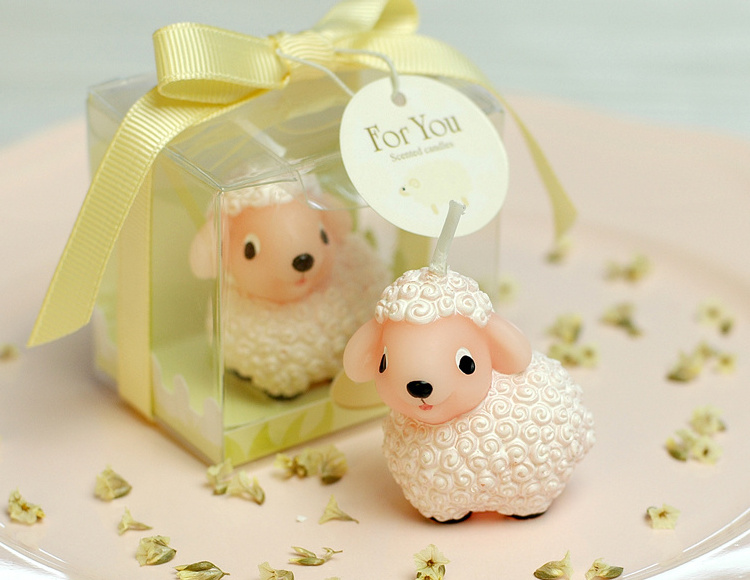 Wedding Return Gifts Mini Sheep Candle