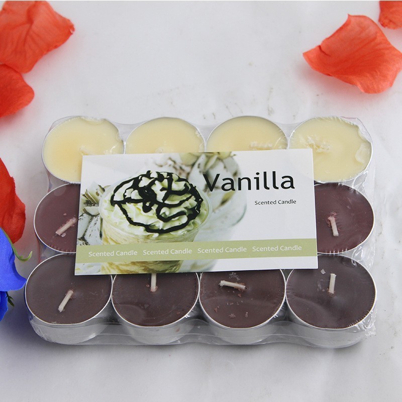 Valentine's Day Wedding Favors Party Favors Cheap Wholesale 12 pack Gradient Scented Tea Light Candle