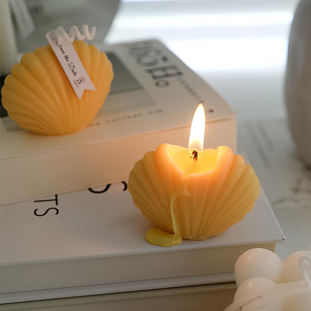 Elegant Favors Wedding or Party Gifts Little Shell Scented Candle Decorative Aromatic Fragrant