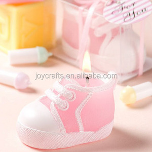 Wedding Return Gifts Pink Baby Bootie Candle