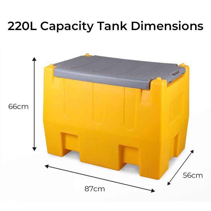 240L/480L Poly Plastic Mobile Diesel Pump Atv Fuel Transfer Gas Storage Tank