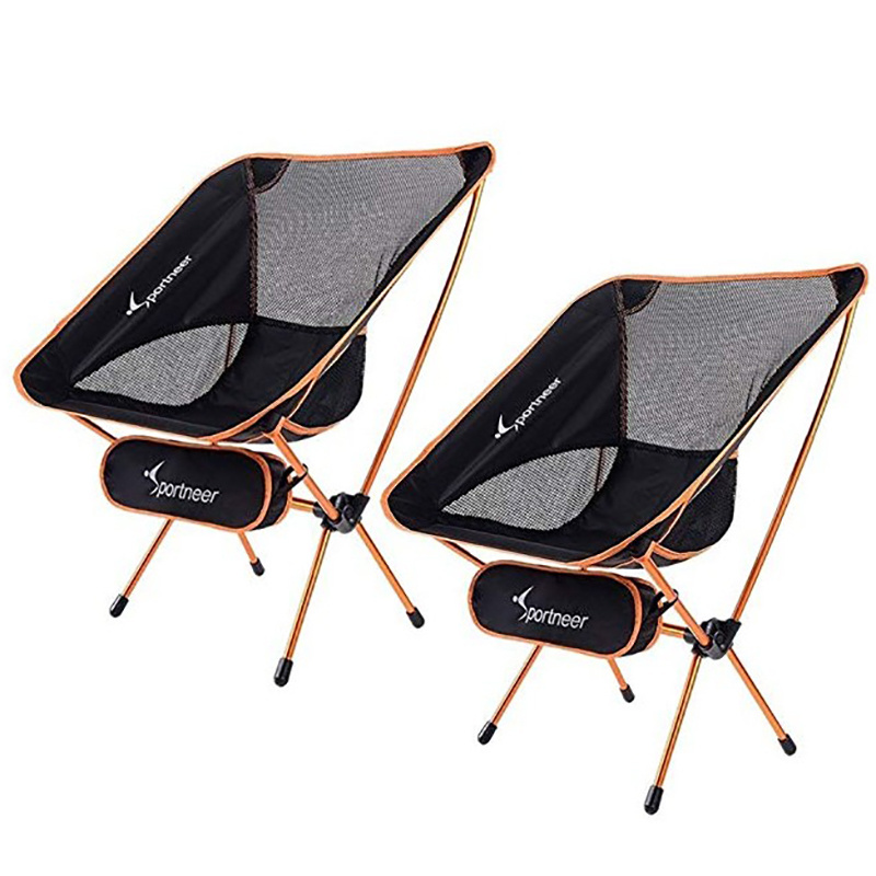 Foldable Half Modern Seat Shaped Lights Dining Steel Frame Folding Swinging Bamboo Standard Padded Camping Moon Chair