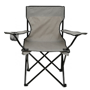 Factory Manufacture Folding Beach Chair Adjustable Folding Camping Chair For Hiking Backrest metal Folding Floor Chairs