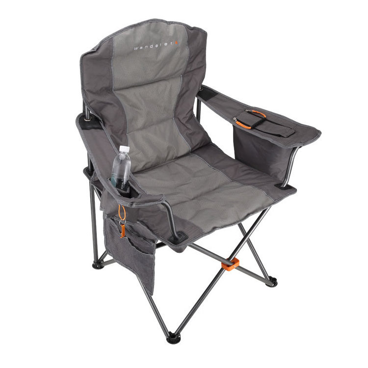 Giant Big 150Kg Portable Relax Luxury Bulk Oversized Adjustable with Cooler Padded Folding Heavy Duty Camping Chair Foldable