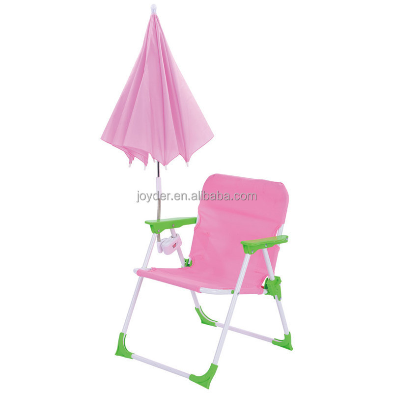 portable lightweight folding beach chair for kids with umbrella