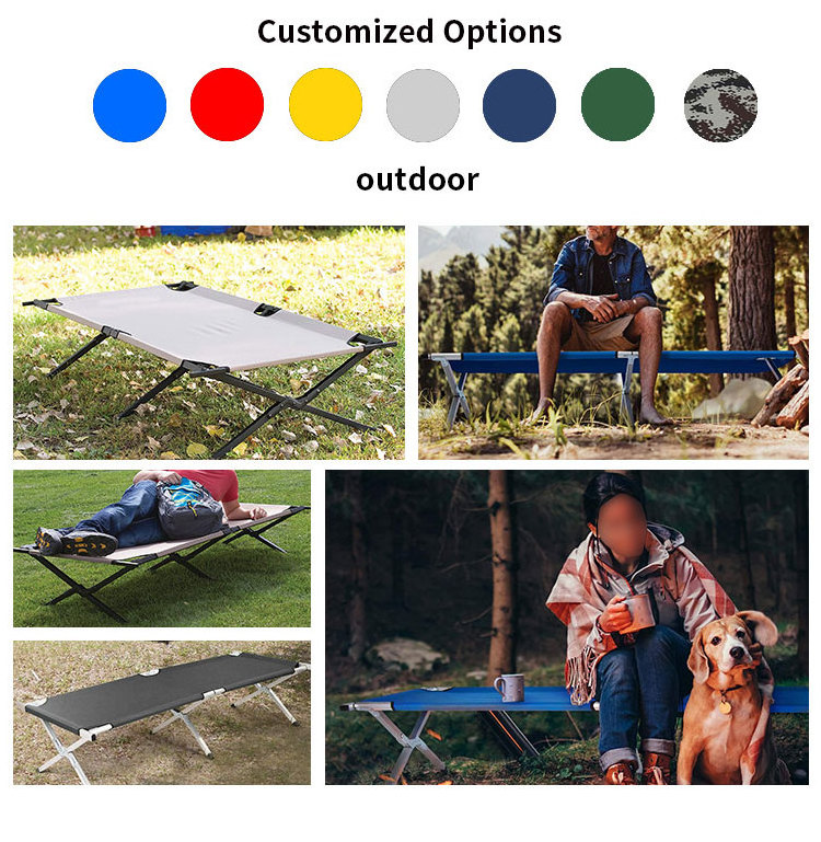 Unique Relaxing Chair Bed Outdoor Folding Face Down Opening Beach Sun Lounger Camping Bed Camping Cot Portable Folding Bed