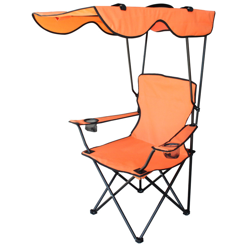 Portable Sunshade Folding Camping Chair with Canopy Beach Chair